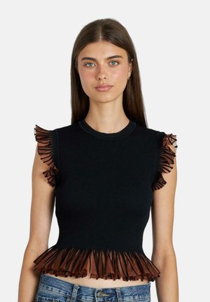 Print T-shirt - black