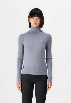 G-STAR, CORE SLIM TURTLE KNIT - Jersey de punto - dim grey