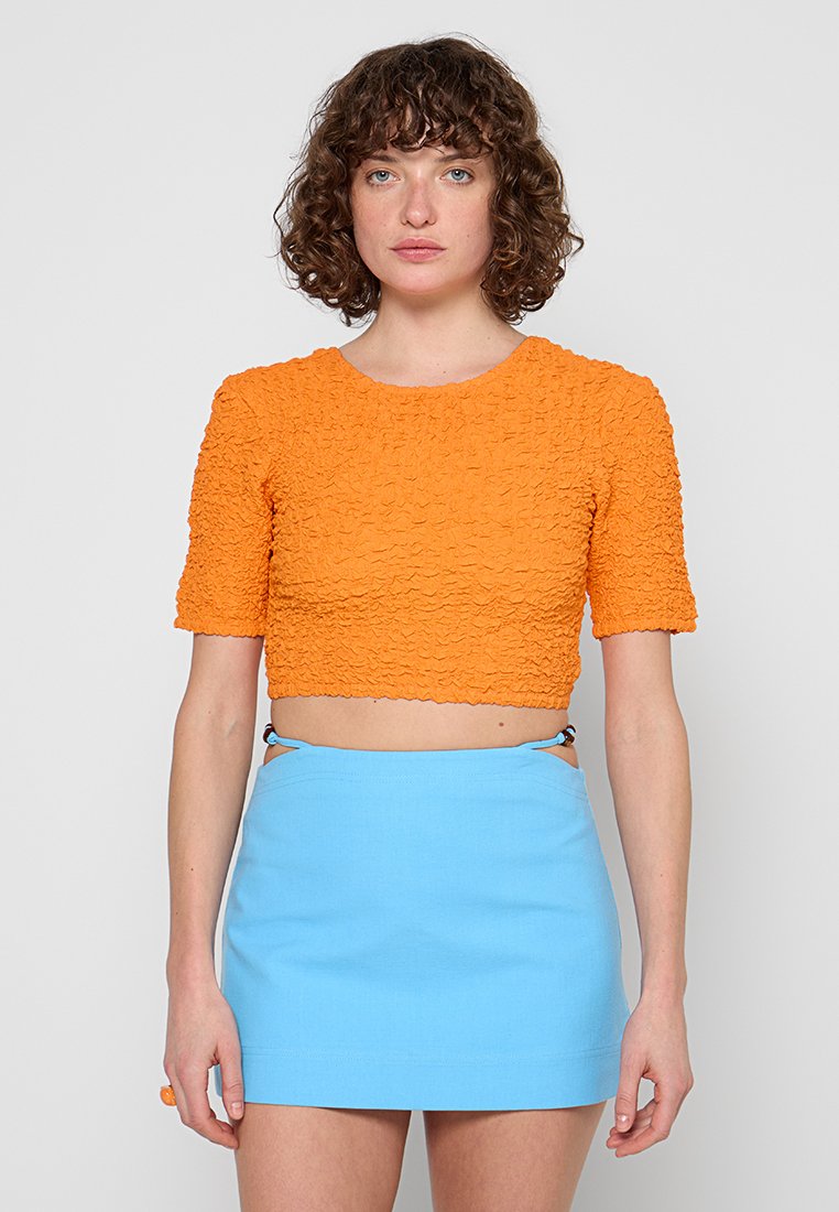Ganni Blouse oranje