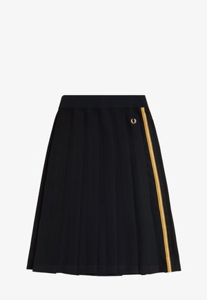 Fred Perry, Jupe plissée - black/champagne