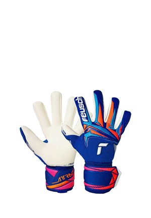 ATTRAKT GOLD  - Goalkeeping gloves - sharp blu/wht shock/orng