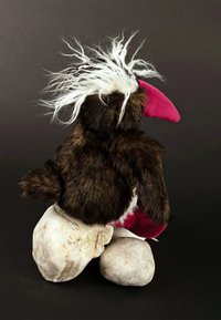 sigikid ROCK HOPPER KIKERIKI KOLLEKTION - Peluche - weiß braun rot