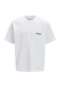 JCOUNION BACK PRINT TEE CREW - Apdrukāts T-krekls - weiß