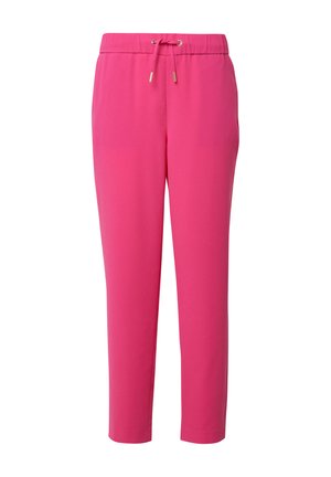 s.Oliver BLACK LABEL JOG AUS CRÊPE MIT ELASTIKBUND - Jogginghose - pink
