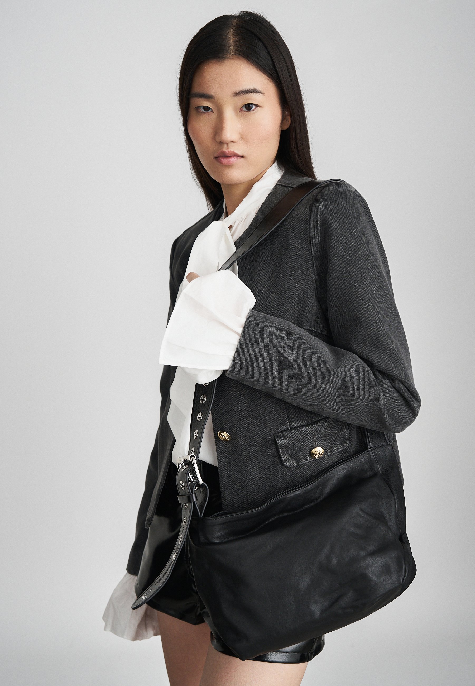 Vivienne Westwood MAXIME SMALL CROSSBODY - Cross body bag - black