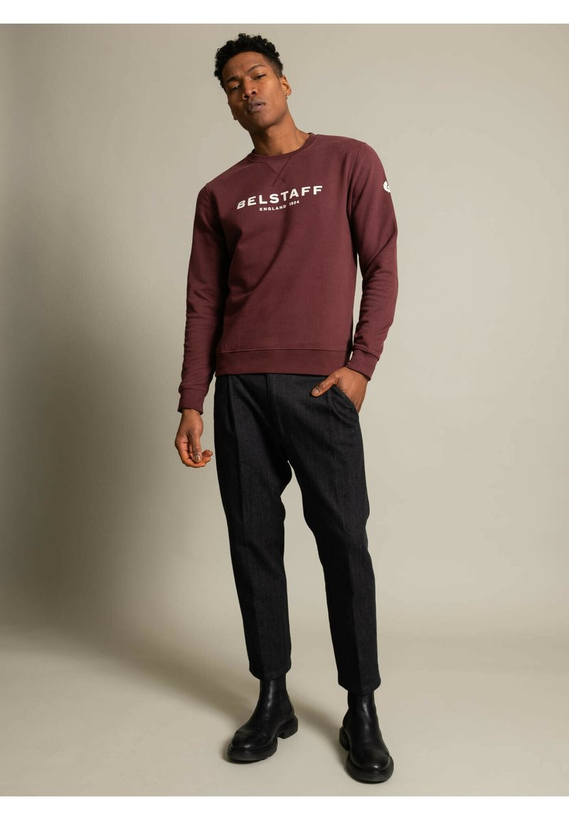 Herren Kapuzenpullover | Belstaff Sweatshirt bordeaux - WY55266 Herren Kapuzenpullover | Belstaff Sweatshirt bordeaux - WY55266