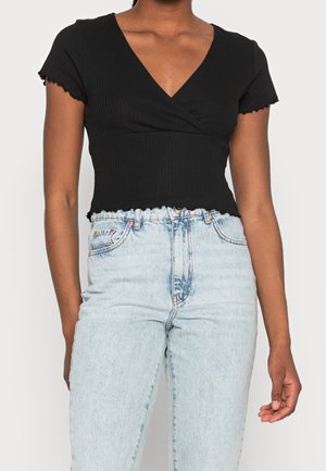 Monki, Camiseta básica - black