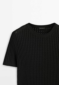 Massimo Dutti T-shirt con stampa - black