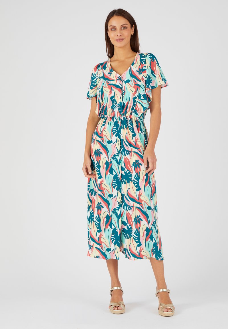 Damart MPRIMÉE CLIMATYL - Vestido camisero - kaki tropical