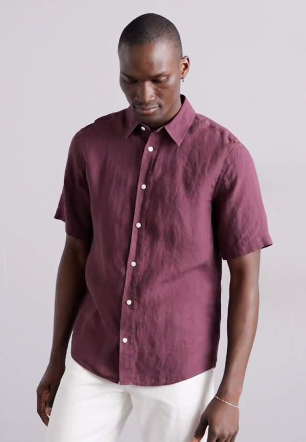 SPENSER - Shirt - bordeaux3