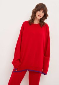 Cesare Gaspari OVERSIZED JOGGER SET  - Tréningruha alsók - red