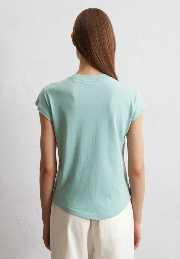 CUT-ON SLEEVE - Basic T-shirt - pure teal3