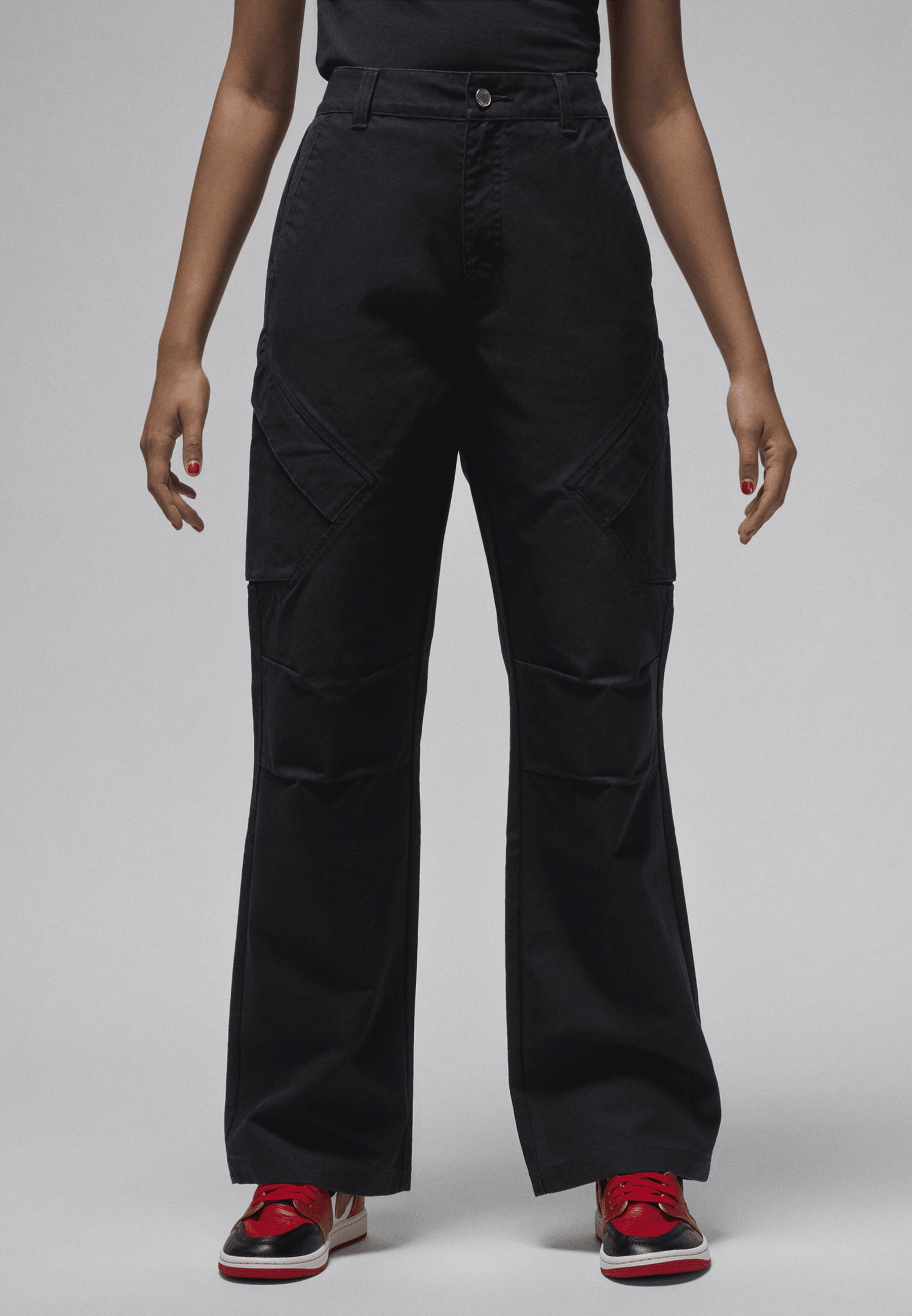 Jordan JORDAN CHICAGO - Cargo trousers - black - Zalando.co.uk