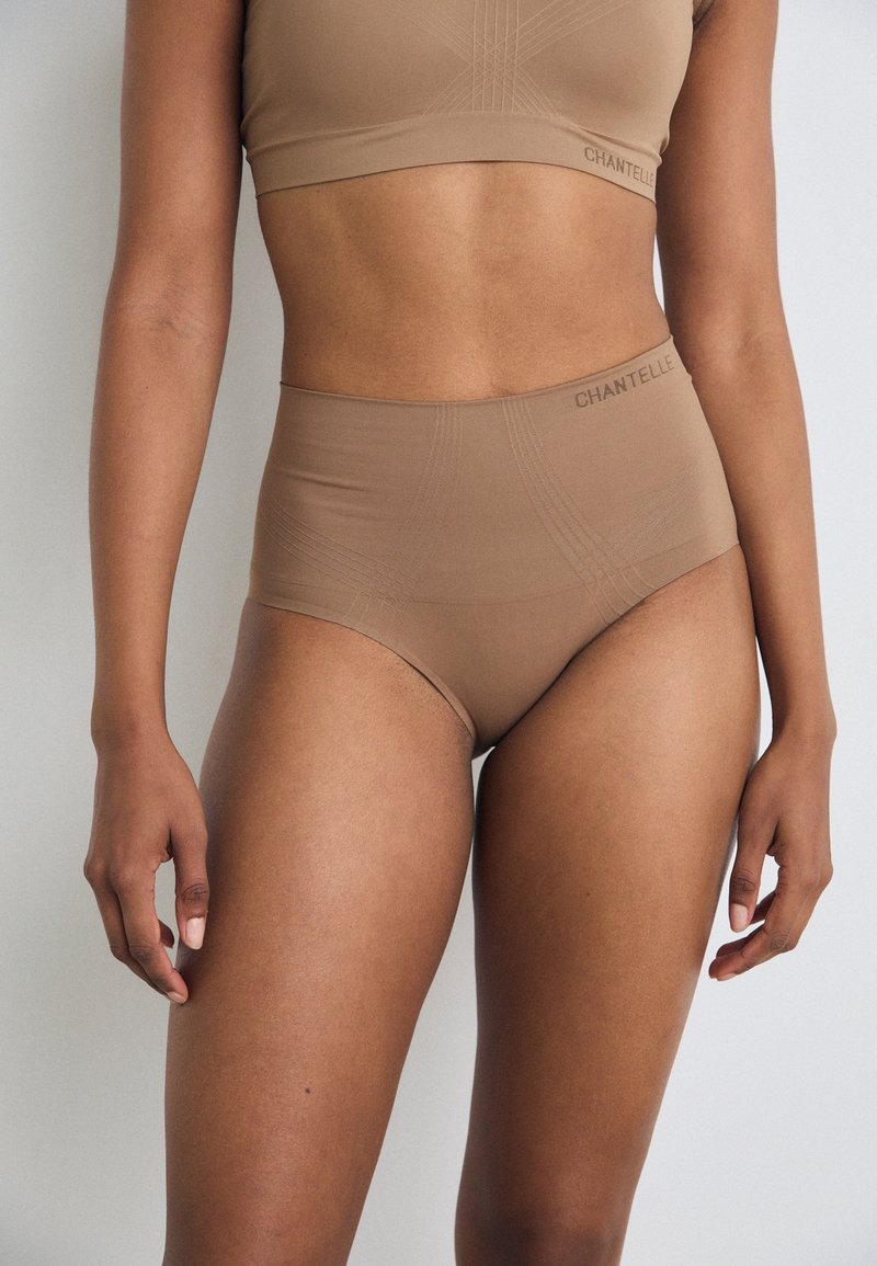 Chantelle SMOOTH COMFORT HIGH WAIST BRIEF - Alakformáló ruházat - terracotta