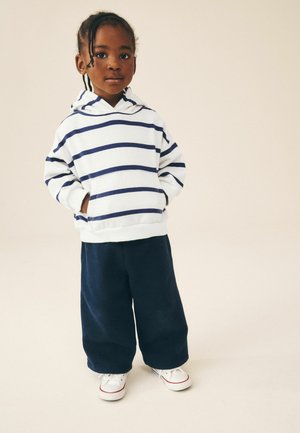 Next, REGULAR FIT - HOODIE - Kapuzenpullover - navy white stripe