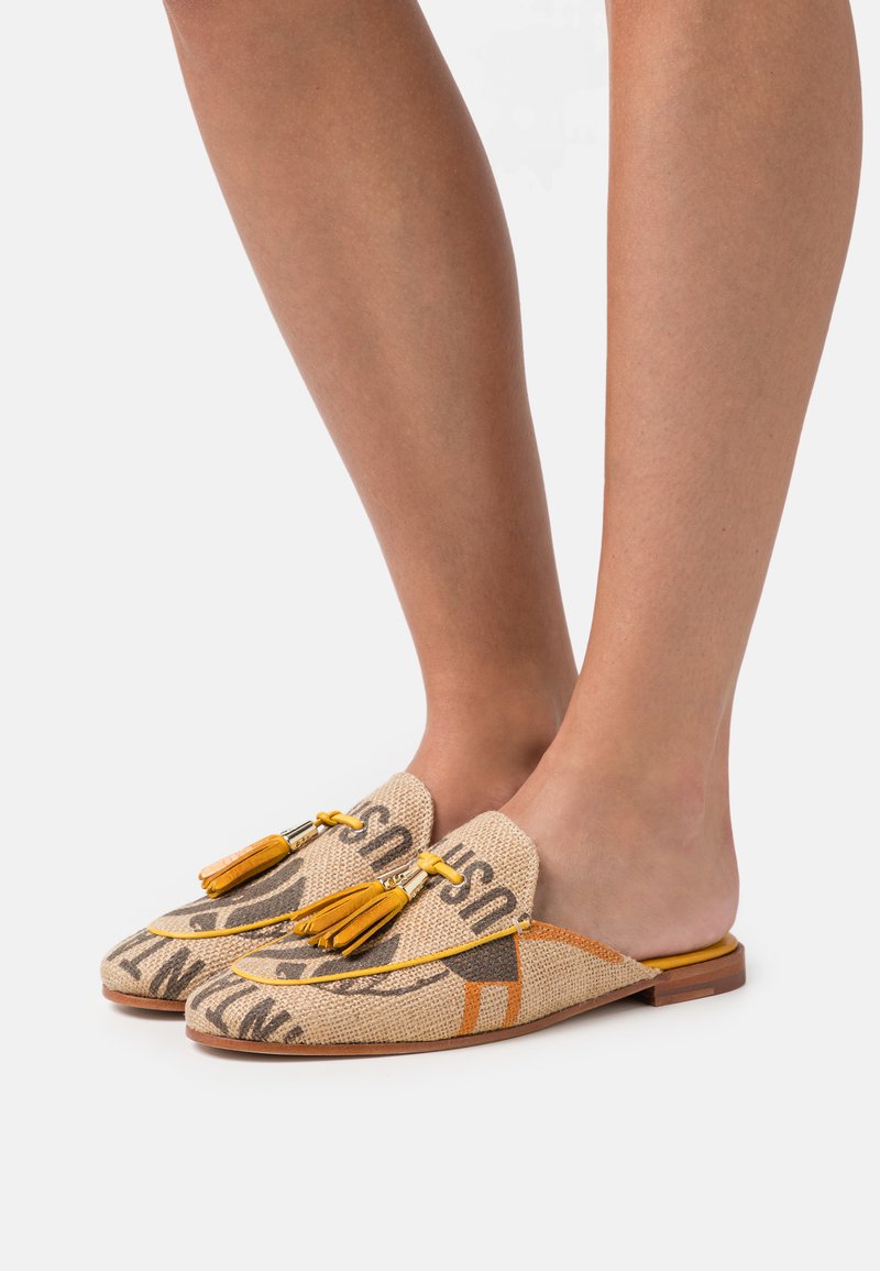 Melvin & Hamilton Klapki/beżowy Zalando.pl