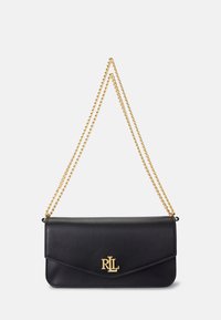 Lauren Ralph Lauren NAPPA LEATHER MEDIUM SAWYER BAG - Borsa a tracolla - black