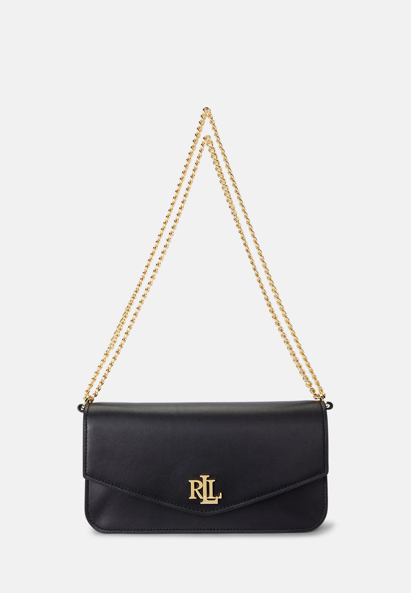 Lauren Ralph Lauren NAPPA LEATHER MEDIUM SAWYER BAG - Borsa a tracolla - black