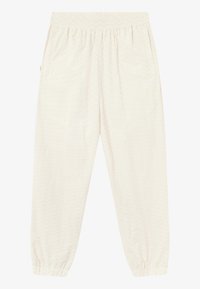 ALLOVER TRACK PANTS UNISEX - Tracksuit bottoms - antique white