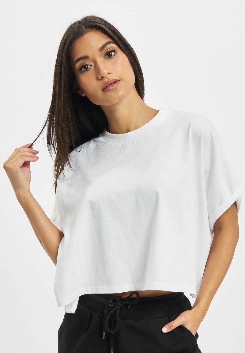 DEF MANI - Lihtne T-särk - white