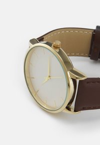 Pier One UNISEX - Relógio - brown/goldcoloured