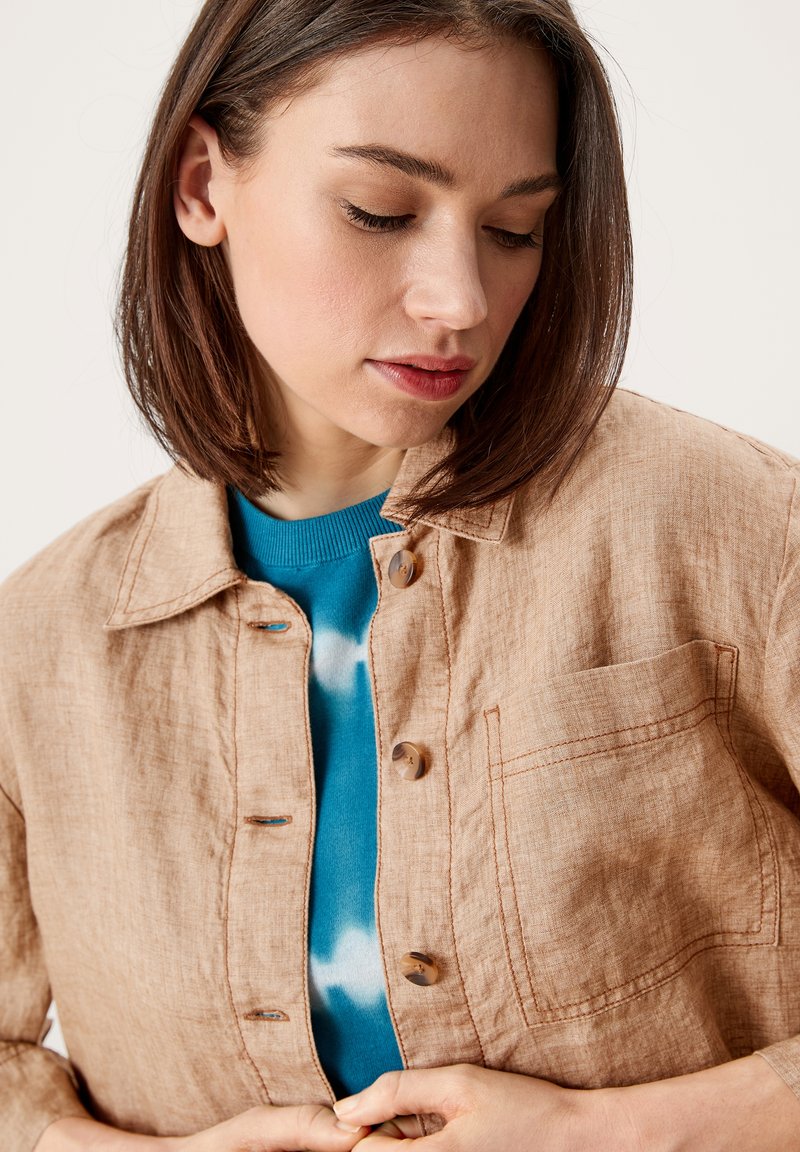 Damen Hemdblusen | s.Oliver Hemdbluse dark sand melange/beige-meliert - XC72785 Damen Hemdblusen | s.Oliver Hemdbluse dark sand melange/beige-meliert - XC72785