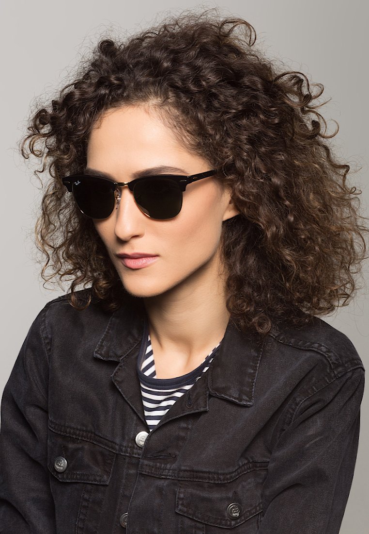 RayBan 0RB3016 CLUBMASTER Sonnenbrille schwarz/goldfarben/schwarz Zalando.de
