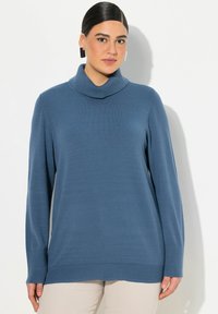 Ulla Popken ROLLKRAGEN BÜNDCHEN - Maglione - ink blue