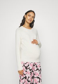 Vero Moda Maternity - VMMDOFFY O NECK  - Strickpullover - birch Thumbnail-Bild 1