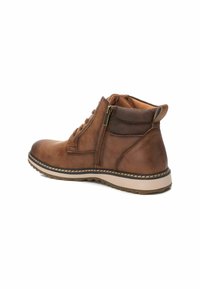 XTI Botines con cordones - camel