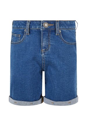 STRETCH  - Denim shorts - clearblue washed