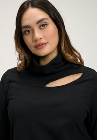 Ulla Popken Langærmet T-shirt - black