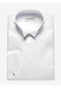 DOUBLE CUFF TUXEDO - Kauluspaita - white