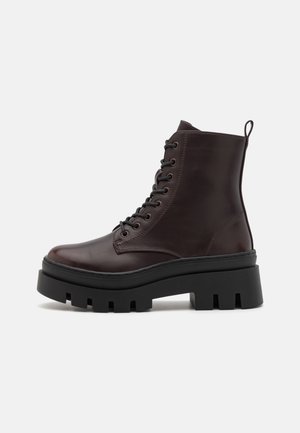Even&Odd Wide Fit by Zalando, Bottines à plateau - bordeaux