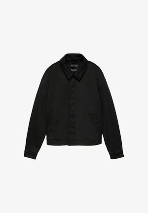 PULL&BEAR, TRUCKER JACKET - Leichte Jacke - black