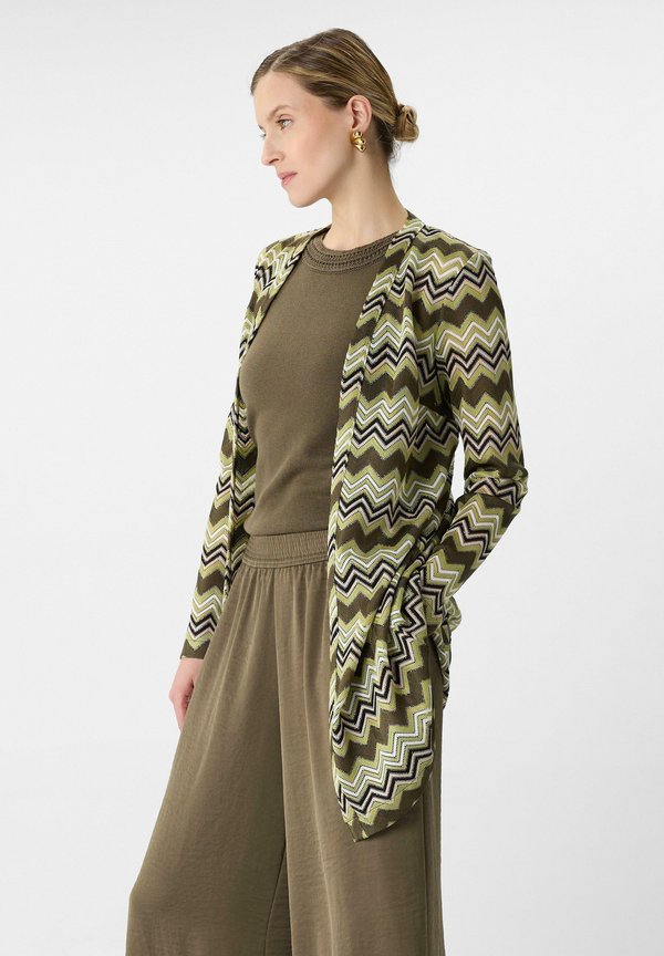 Strickjacke - kiwigrün