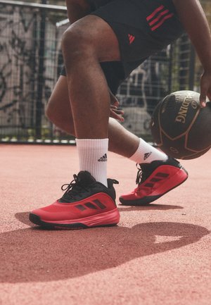 adidas Performance OWN THE GAME 3 - Scarpe da basket - core black/red
