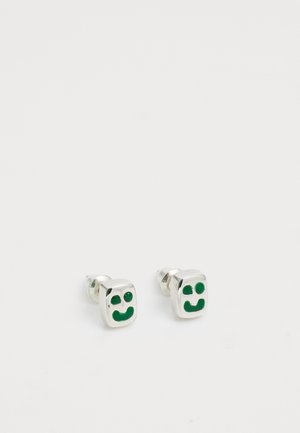 SMILEY EARRINGS UNISEX - Fülbevalók - silver-coloured