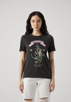 ONLY Tall ONLLUCY LIFE - Triko s potiskem - black