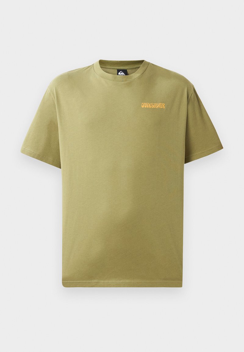 Quiksilver T-shirt print donkergroen Quiksilver T-shirt print donkergroen