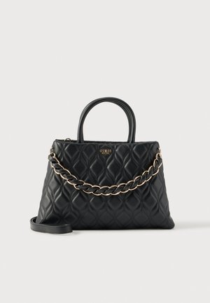 Guess, MAXINE GIRLFRIEND SATCHEL - Дамска чанта - black