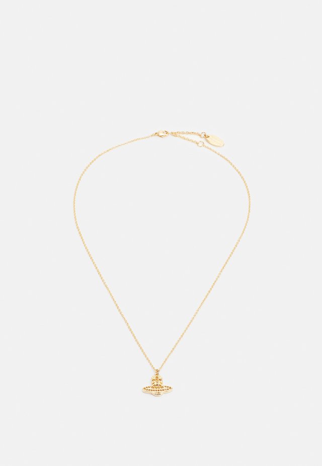 ROMINA PAVE ORB PENDANT - Ketting - amber