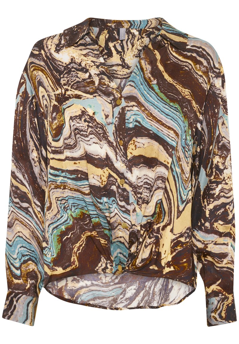 culture Overhemdblouse donkerbruin