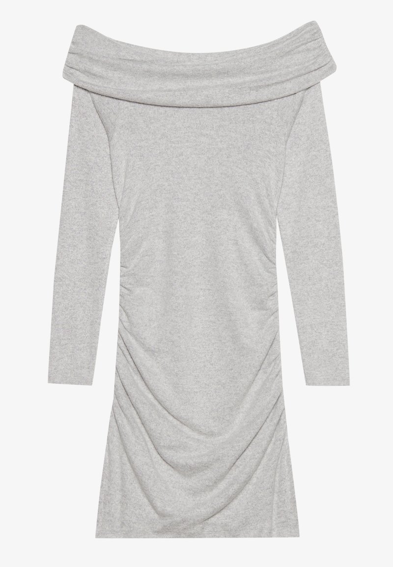 Even&Odd Gebreide jurk grijs gemêleerd Even&Odd Gebreide jurk grijs gemêleerd