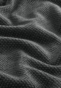 Next TEXTURED THROUGH - Cardigan - charcoal grey