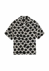 Reiss REGULAR FIT - MAKARB ABSTRACT FLORAL PRINT CUBAN - Ing - black multi