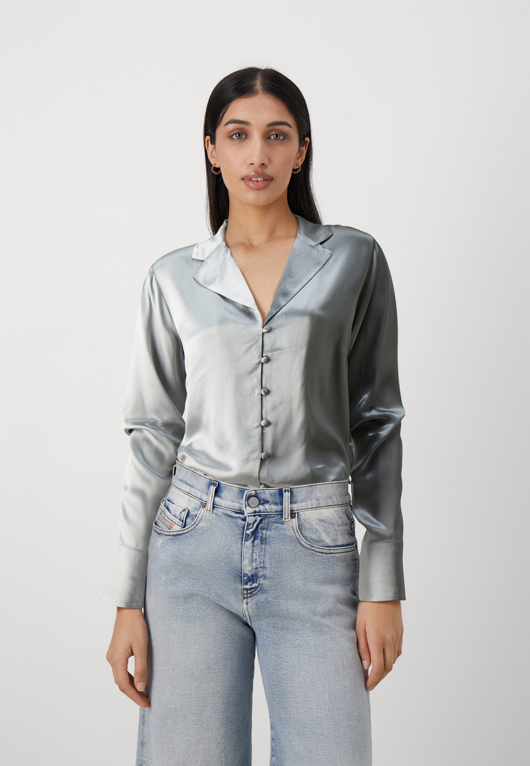 2nd Day ISABELLE BLISS Button down Blouse Quarry silver coloured 2nd Day ISABELLE BLISS Button down Blouse Quarry silver coloured