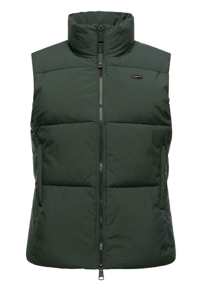 Ragwear - ÜBERGANGS AILISH - Bodywarmer - dark green, Vergroten