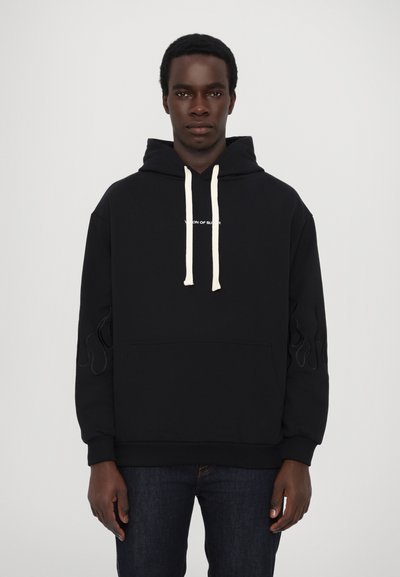 Vision of Super HOODIE WITH FLAMES - Hættetrøje - black