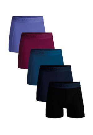 5-PACK LIGHT SOLID - Boxershort - black blue red purple